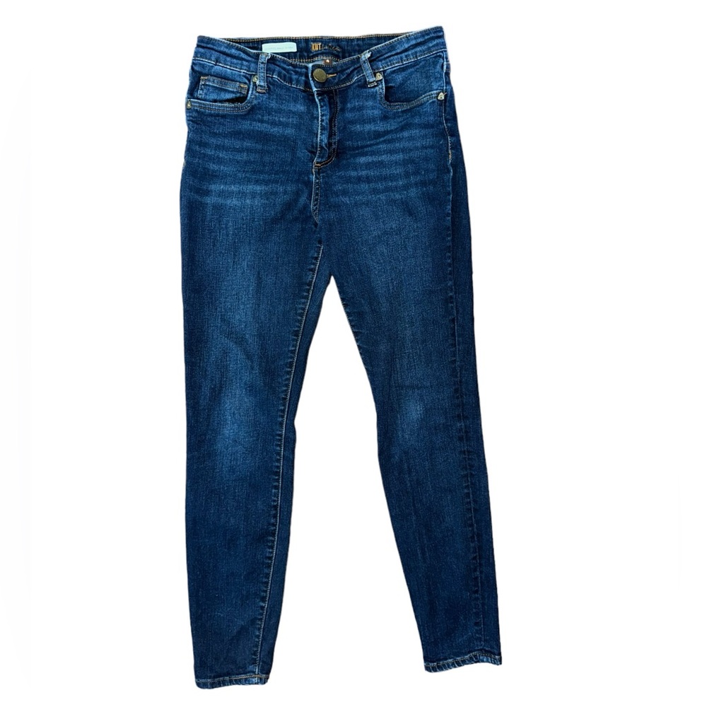 Kut From The Kloth High Rise Ankle Skinny Jeans Dark Wash Size 4